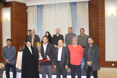 مراسم تقدیر از اعضا تیم قهرمان المپیاد کیش و پرسنل هیات (عکاس: سبحان مروتی)