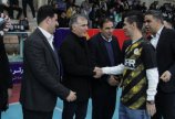 برگزاری مراسم خداحافظی دروازه بان اسبق تیم ملی فوتسال توسط ب...