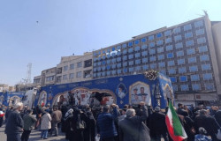تشییع با شکوه پیکر شهدای ناو دنا با حضور اهالی ورزش