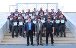 کلاس مربیگری درجه D آسیا در هیات فوتبال شمالشرق برگزار شد