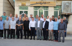 دیدار ماجدی با پیشکسوتان شهر ری و بازدید از زمین های فوتبال