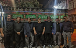هیات فوتبال استان تهران میزبان عزاداران حسینی(شب نهم)