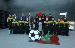 اختتامیه جام ریحانه فوتسال بانوان با حضور رئیس هیات فوتبال برگزار شد