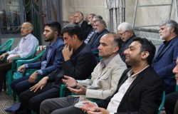 حضور سرپرست هیات فوتبال در مراسم هیئت مذهبی جامعه اسلامی فوتبال