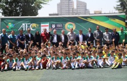 بازدید ماجدی و نماینده AFC از فستیوال نونهالان استان تهران