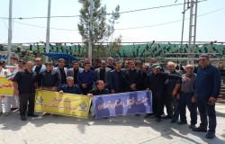 تجدید میثاق هیات فوتبال استان تهران با شهداء