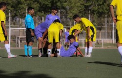 برتری تیم منتخب نوجوانان تهران مقابل تیم نوجوانان فولاد