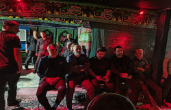 مراسم عزاداری شب تاسوعا در هیات فوتبال برگزار شد