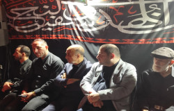 مراسم عزاداری شب تاسوعا در هیات فوتبال برگزار شد