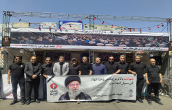 حضور مسئولان هیات فوتبال در موکب اداره کل ورزش و جوانان