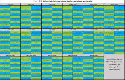 ✅ترتیب برگزاری مسابقات مرحله اول لیگ برتر فوتبال نوجوانان پسران استان تهران در فصل 1406 - 1405
