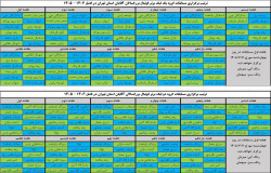 ✅ترتیب برگزاری مسابقات گروه یک و دو لیگ برتر فوتبال بزرگسالان آقایان استان تهران در فصل 1406 - 1405