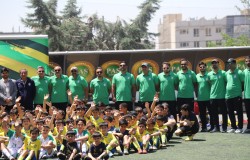 بازدید ماجدی و نماینده AFC از فستیوال نونهالان استان تهران