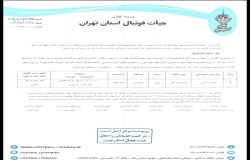 در خصوص بازی تیم های کیا پارس و گسترش نوین بهارستان