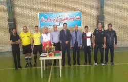 برگزاری مسابقات فوتسال در حوزه شمالشرق تهران به مناسبت هفته تربیت بدنی