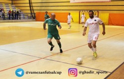 تقابل ستارگان فوتبال و فوتسال ایران در جام رمضان بزرگ غدیر