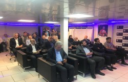 مراسم تودیع و معارفه دکتر سید میرشاد ماجدی در محل هیات فوتبال تهران