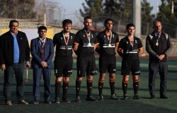 مراسم قهرمانی تیم امید سایپا در لیگ برتر+گزارش تصویری