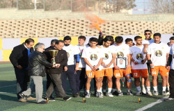 مراسم قهرمانی تیم امید سایپا در لیگ برتر+گزارش تصویری