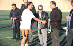 مراسم قهرمانی تیم امید سایپا در لیگ برتر+گزارش تصویری