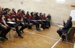 حضور میرشاد ماجدی در کلاس دانش افزایی داوری فوتسال