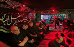 هیات فوتبال استان تهران میزبان عزاداران حسینی(شب هشتم)