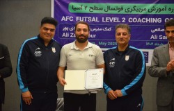 دوره مربیگری سطح 2 فوتسال آسیا به میزبانی ملارد برگزارشد