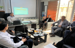 نشست راهبری هیات فوتبال با حضورروسای قرچک و ورامین