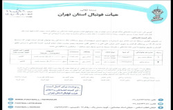 در خصوص گزارش تیم های نامدار برق و ساروج شیمی